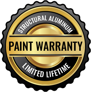 Structural aluminum paint warrenty limited lifetime